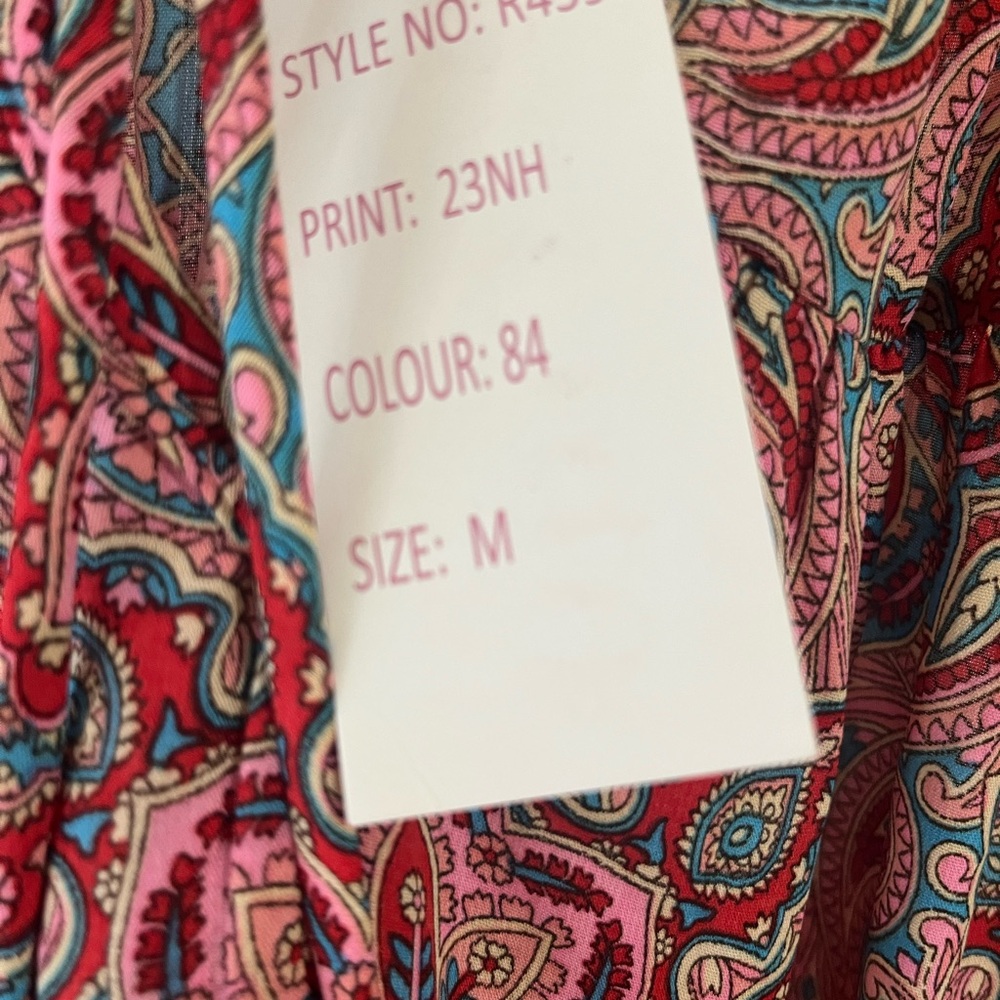 Boemo Paisley Ruffle Dress - NWT - Picture 4 of 6